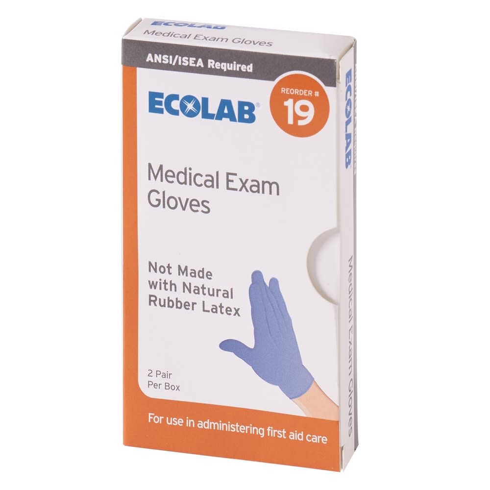 GuestSupply US | Ecolab® Medical Exam Nitrile Gloves, 2 Pair 50225